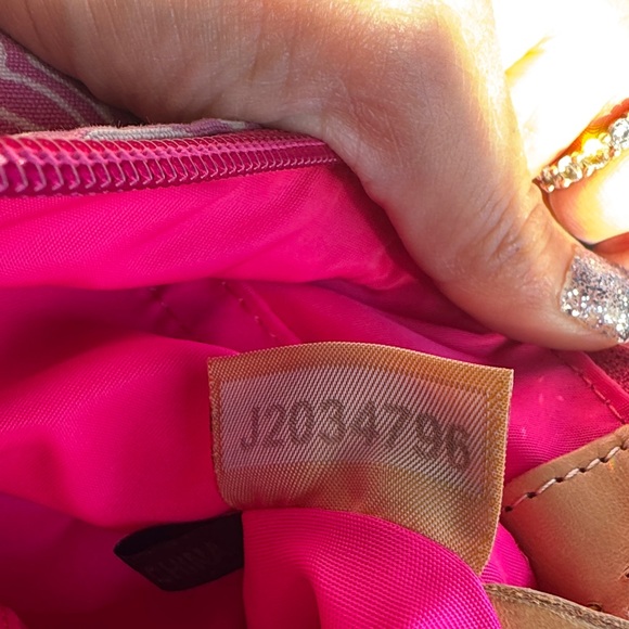 Dooney & Bourke Pink Embroidered Clutch - Picture 9 of 14